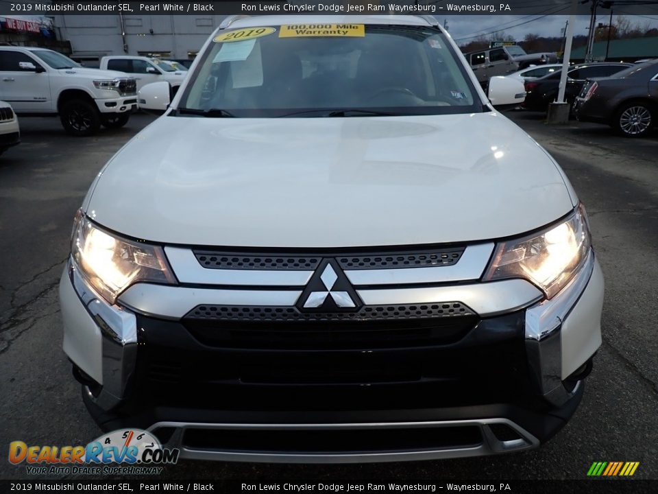 2019 Mitsubishi Outlander SEL Pearl White / Black Photo #9