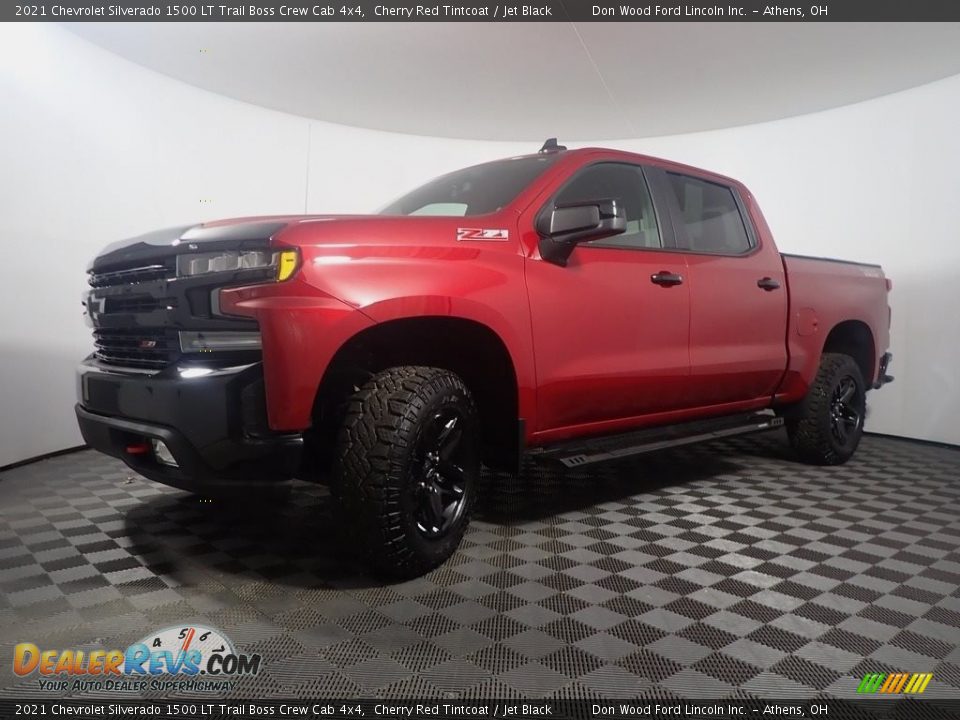 2021 Chevrolet Silverado 1500 LT Trail Boss Crew Cab 4x4 Cherry Red Tintcoat / Jet Black Photo #8