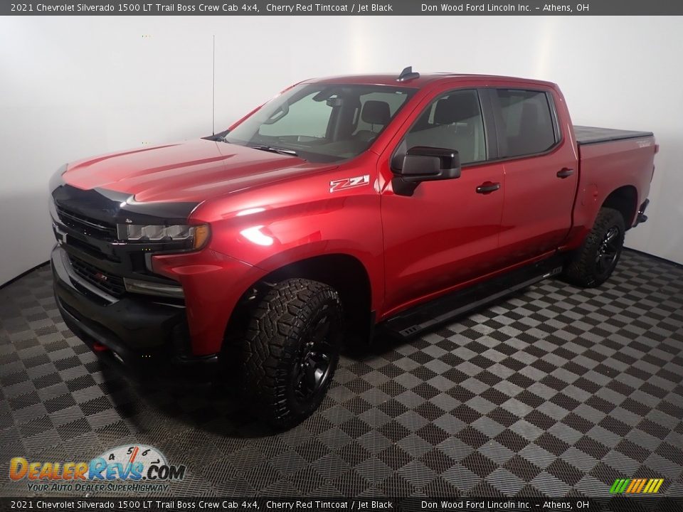 2021 Chevrolet Silverado 1500 LT Trail Boss Crew Cab 4x4 Cherry Red Tintcoat / Jet Black Photo #9