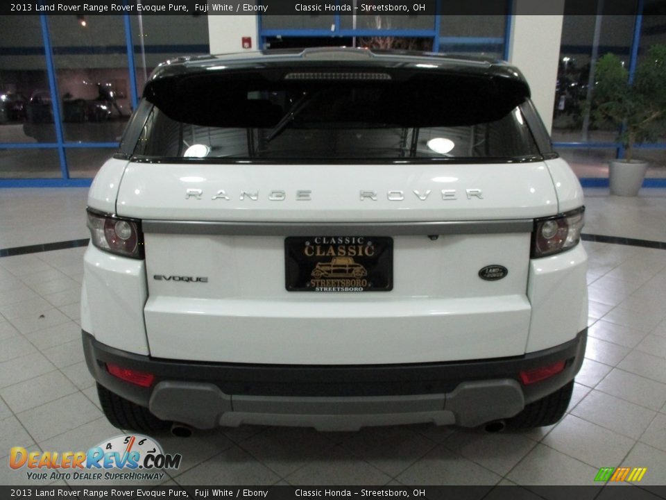 2013 Land Rover Range Rover Evoque Pure Fuji White / Ebony Photo #8