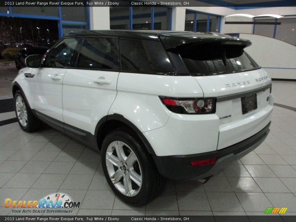 2013 Land Rover Range Rover Evoque Pure Fuji White / Ebony Photo #9