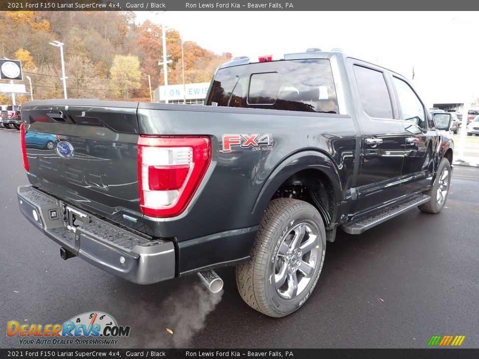 2021 Ford F150 Lariat SuperCrew 4x4 Guard / Black Photo #2