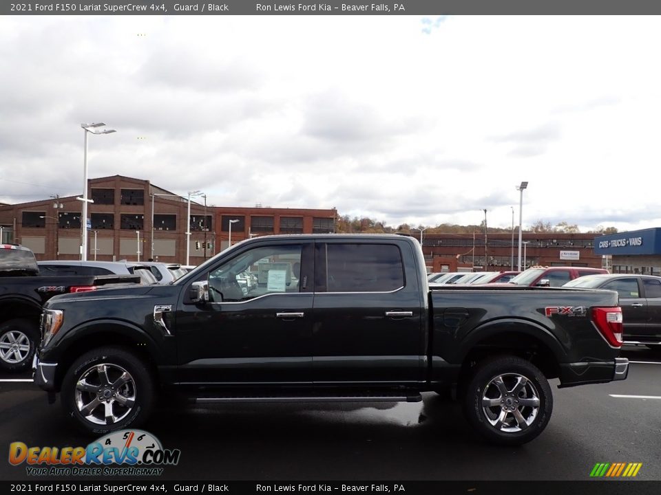 2021 Ford F150 Lariat SuperCrew 4x4 Guard / Black Photo #4