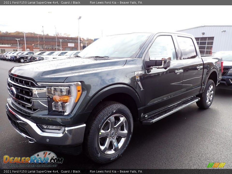 2021 Ford F150 Lariat SuperCrew 4x4 Guard / Black Photo #5