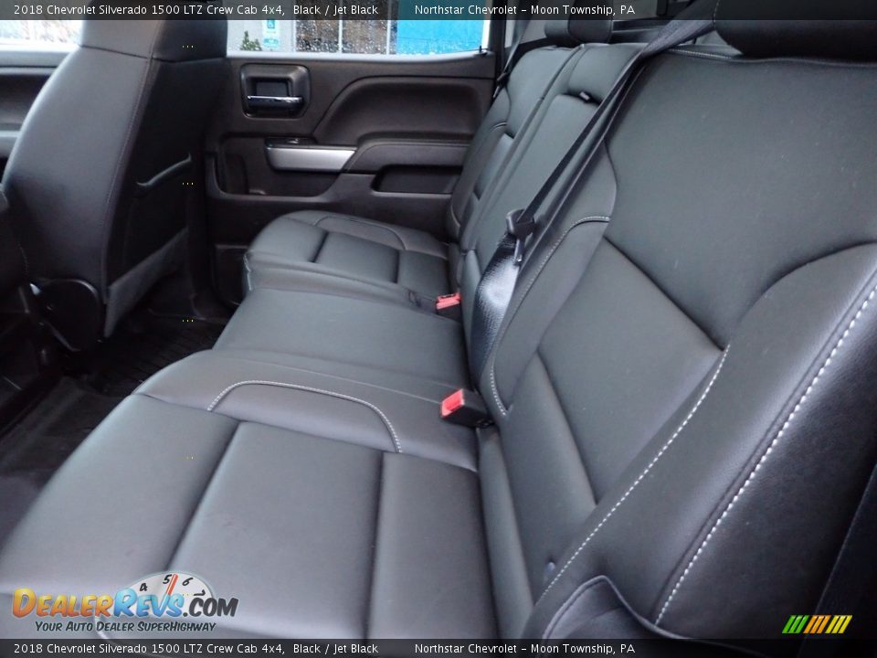 2018 Chevrolet Silverado 1500 LTZ Crew Cab 4x4 Black / Jet Black Photo #23