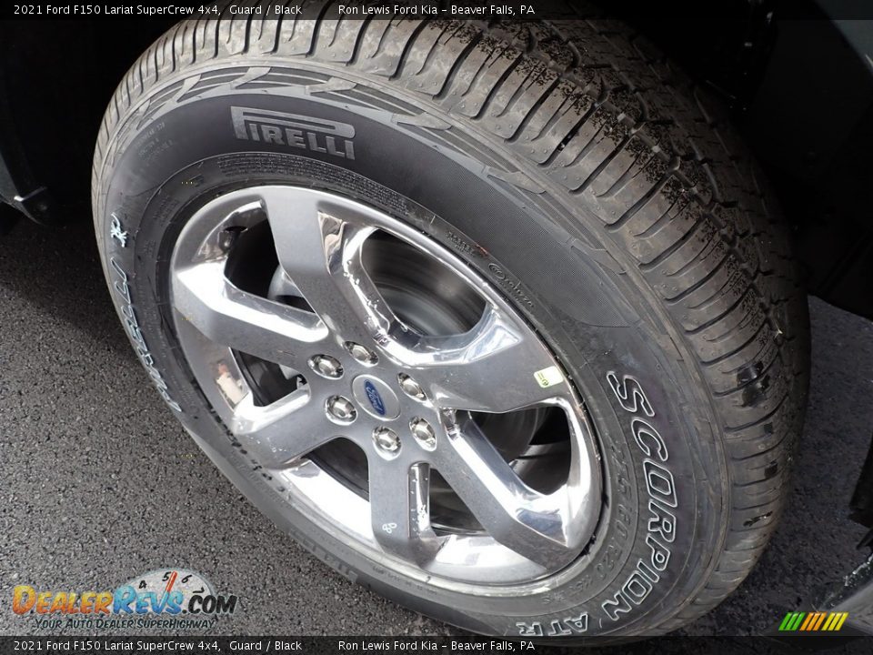 2021 Ford F150 Lariat SuperCrew 4x4 Guard / Black Photo #8
