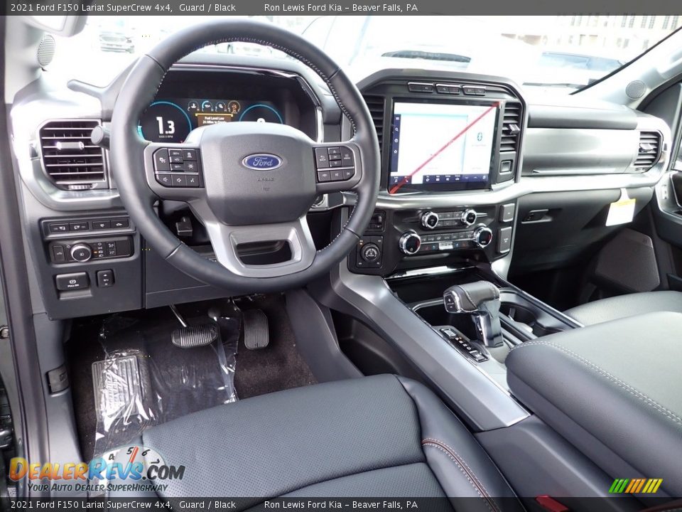 2021 Ford F150 Lariat SuperCrew 4x4 Guard / Black Photo #11