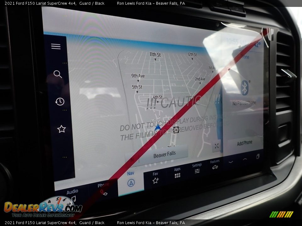 2021 Ford F150 Lariat SuperCrew 4x4 Guard / Black Photo #15