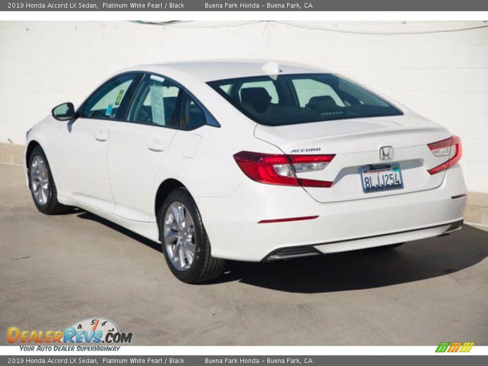 2019 Honda Accord LX Sedan Platinum White Pearl / Black Photo #2