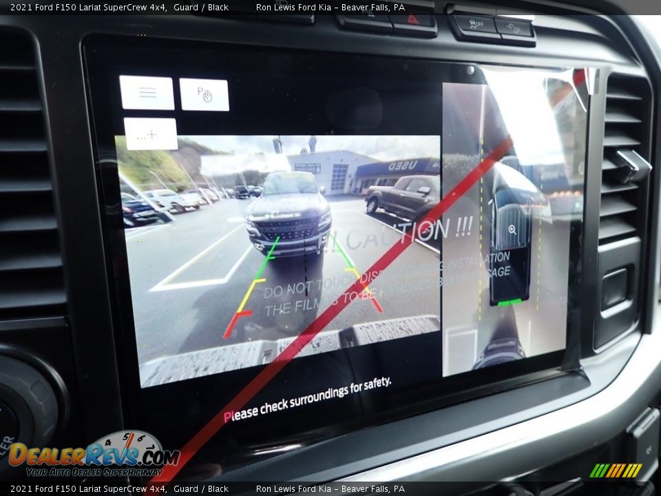 2021 Ford F150 Lariat SuperCrew 4x4 Guard / Black Photo #20