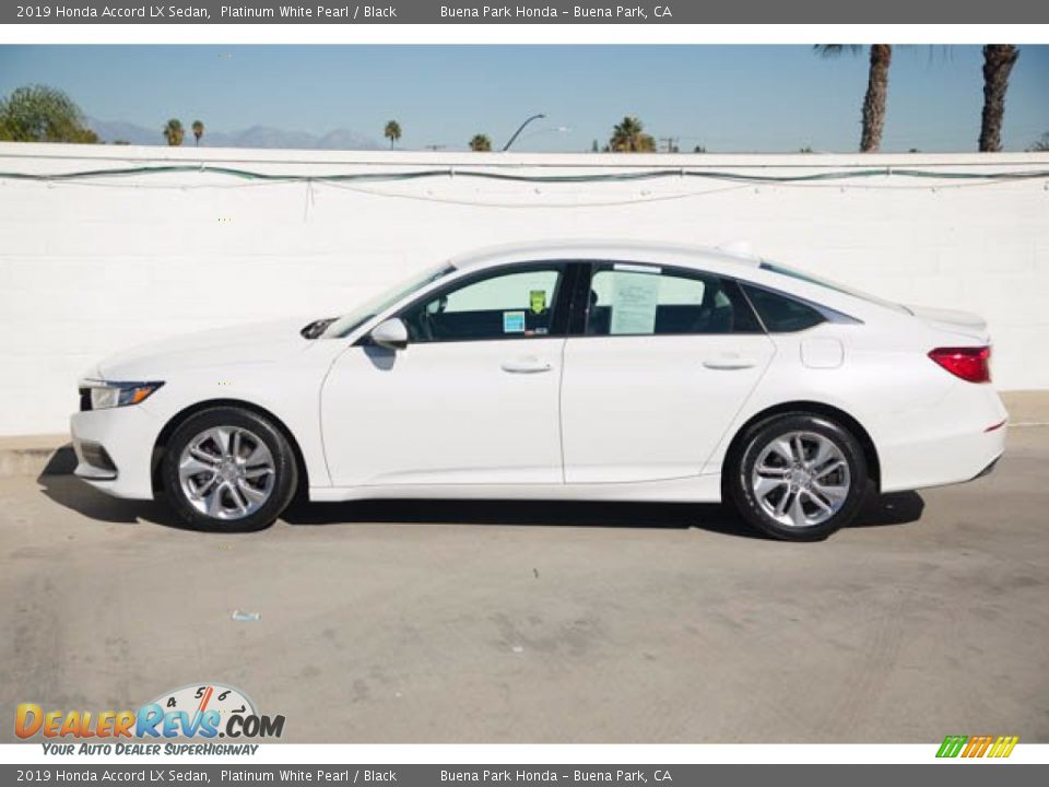 2019 Honda Accord LX Sedan Platinum White Pearl / Black Photo #10