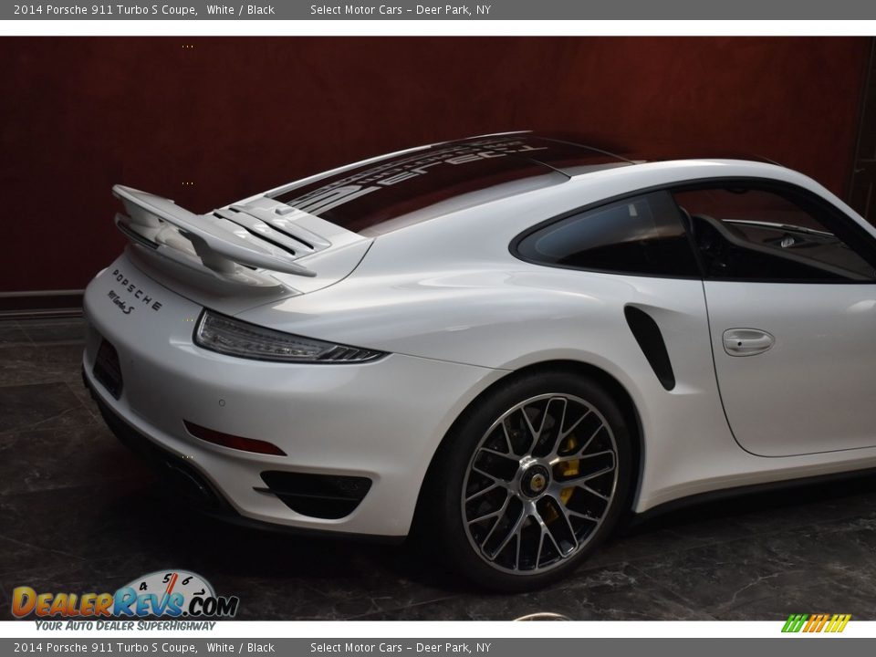 2014 Porsche 911 Turbo S Coupe White / Black Photo #5