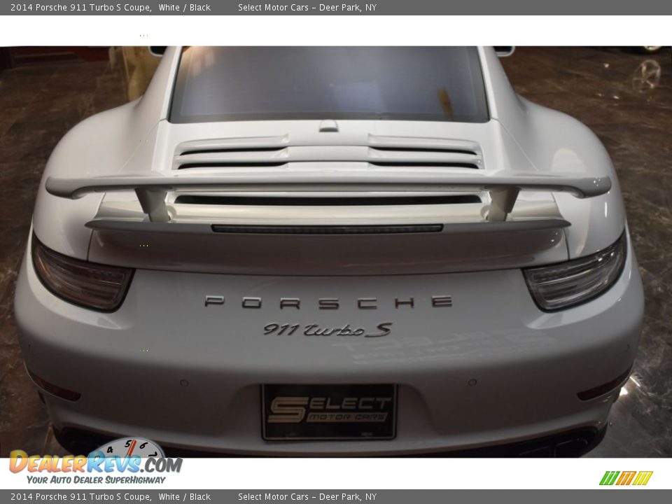 2014 Porsche 911 Turbo S Coupe White / Black Photo #6