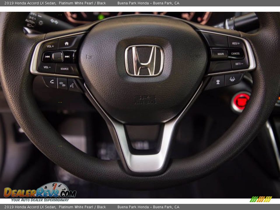 2019 Honda Accord LX Sedan Platinum White Pearl / Black Photo #15