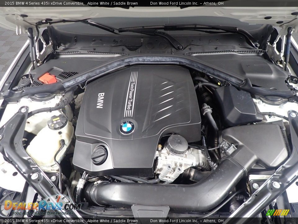 2015 BMW 4 Series 435i xDrive Convertible 3.0 Liter DI TwinPower Turbocharged DOHC 24-Valve VVT Inline 6 Cylinder Engine Photo #8