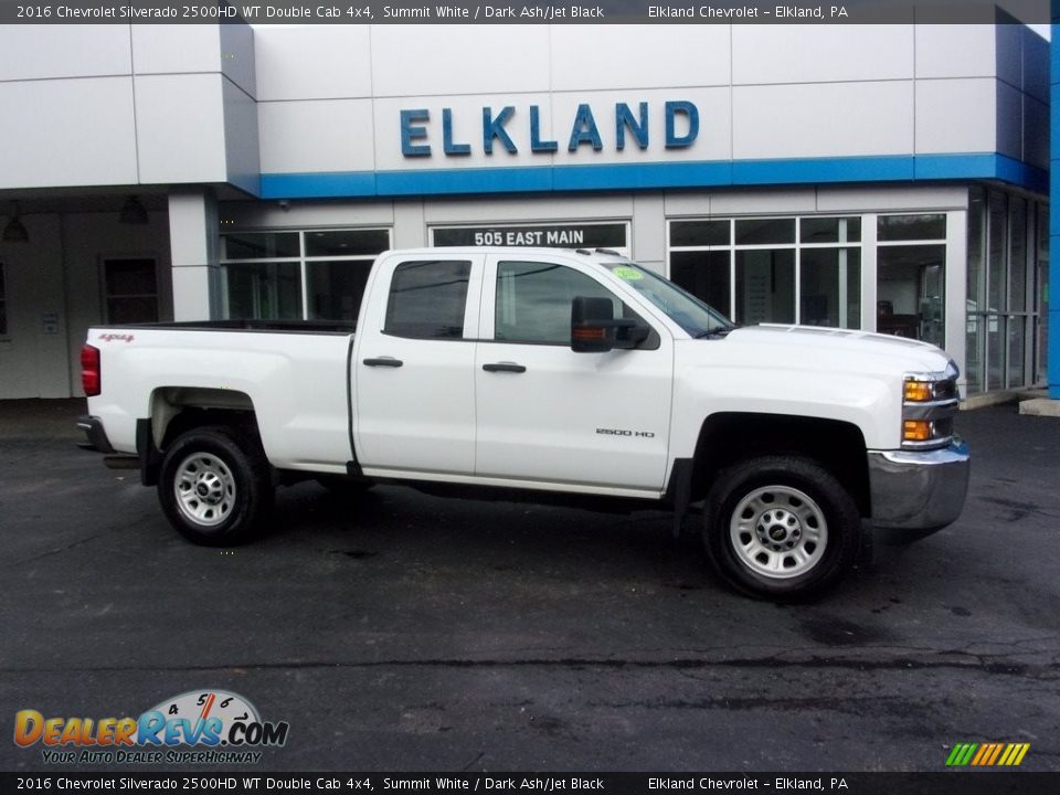 2016 Chevrolet Silverado 2500HD WT Double Cab 4x4 Summit White / Dark Ash/Jet Black Photo #1