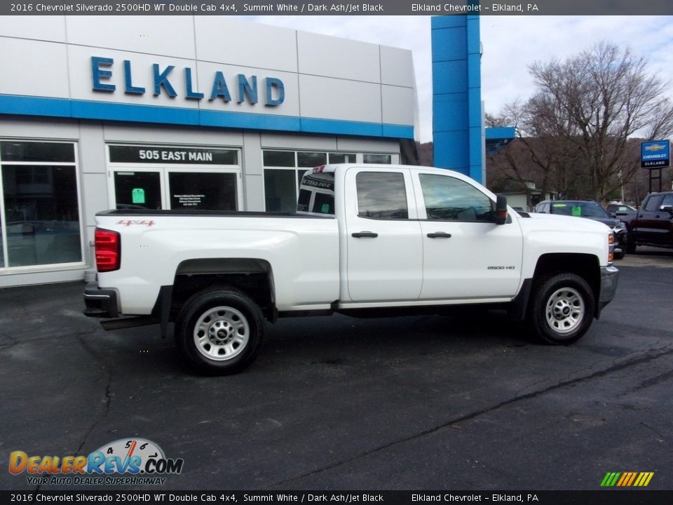 2016 Chevrolet Silverado 2500HD WT Double Cab 4x4 Summit White / Dark Ash/Jet Black Photo #2