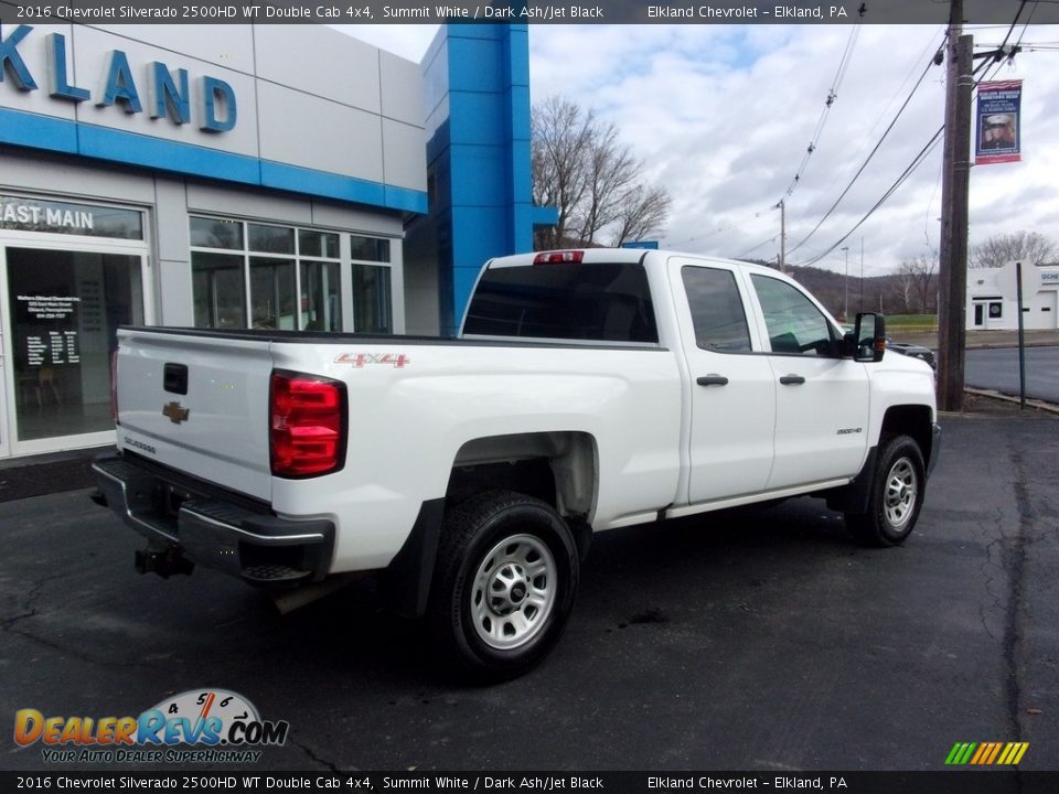 2016 Chevrolet Silverado 2500HD WT Double Cab 4x4 Summit White / Dark Ash/Jet Black Photo #3