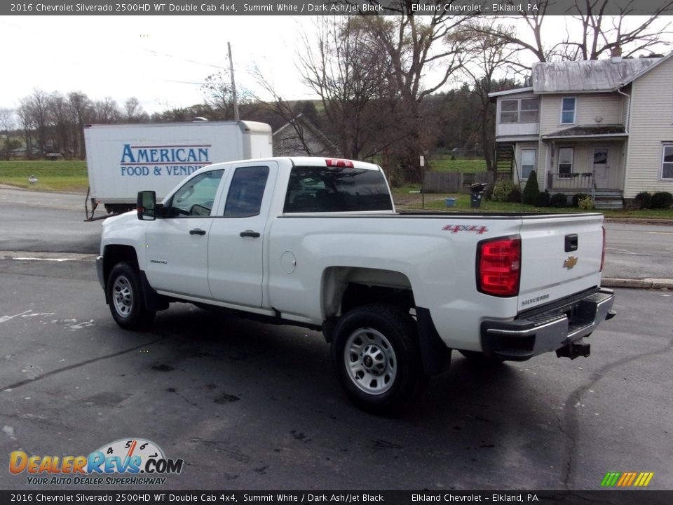 2016 Chevrolet Silverado 2500HD WT Double Cab 4x4 Summit White / Dark Ash/Jet Black Photo #5