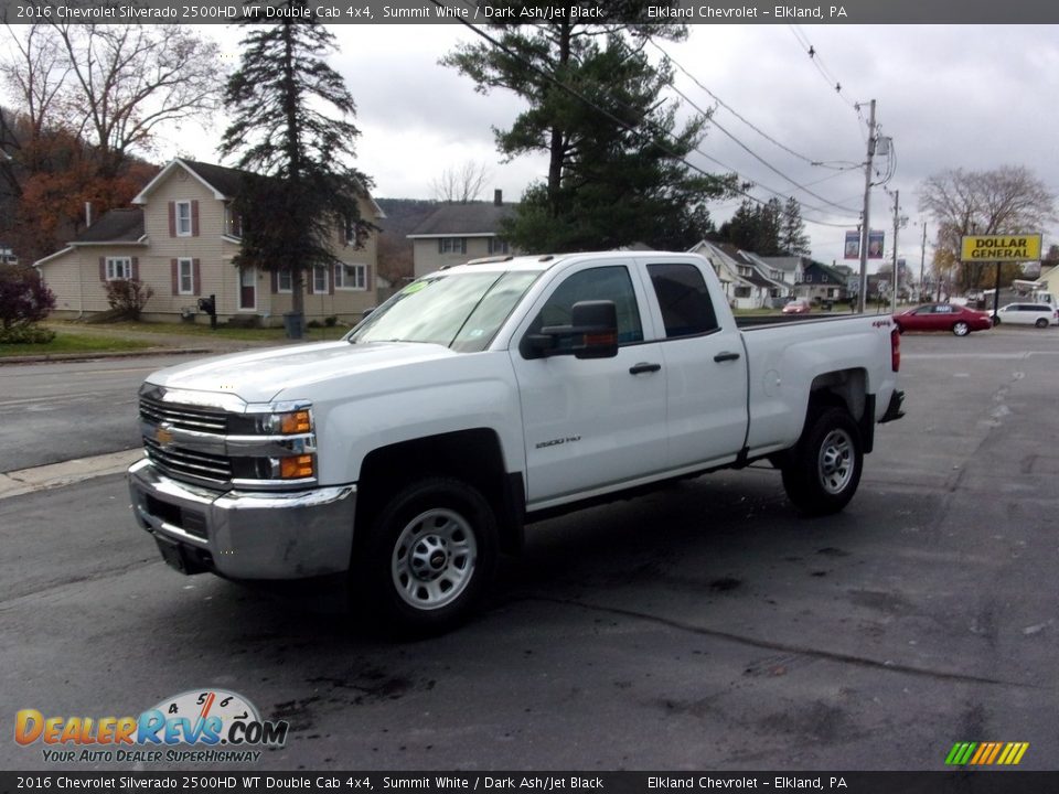 Front 3/4 View of 2016 Chevrolet Silverado 2500HD WT Double Cab 4x4 Photo #7