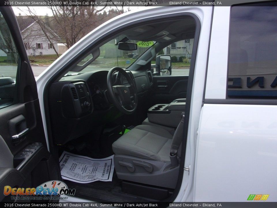 2016 Chevrolet Silverado 2500HD WT Double Cab 4x4 Summit White / Dark Ash/Jet Black Photo #13