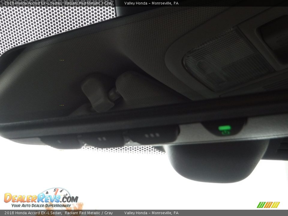 2018 Honda Accord EX-L Sedan Radiant Red Metallic / Gray Photo #20