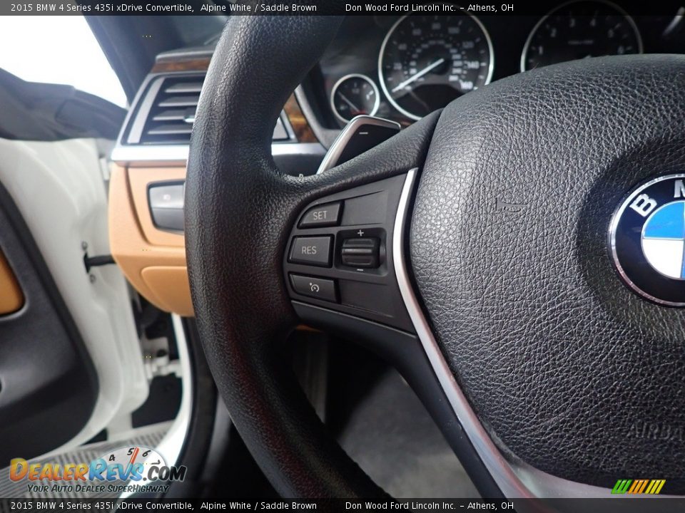 2015 BMW 4 Series 435i xDrive Convertible Steering Wheel Photo #29