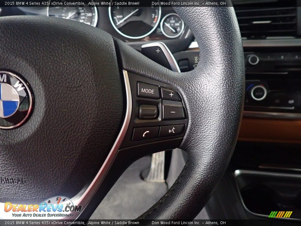2015 BMW 4 Series 435i xDrive Convertible Steering Wheel Photo #30