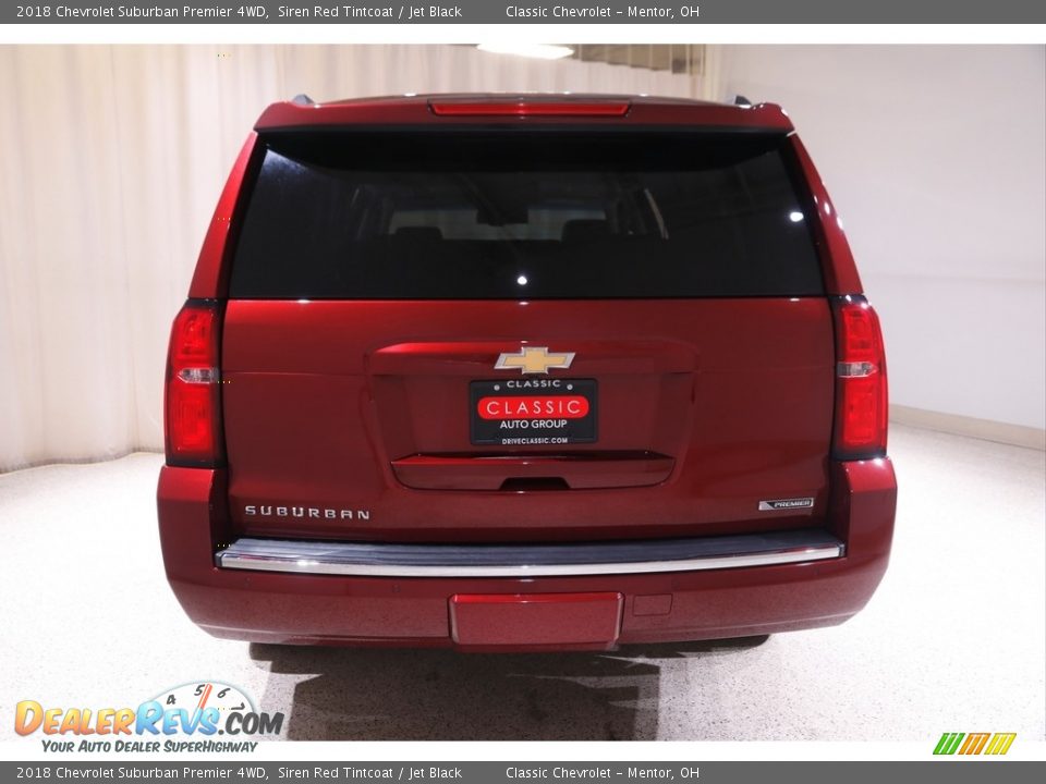 2018 Chevrolet Suburban Premier 4WD Siren Red Tintcoat / Jet Black Photo #22