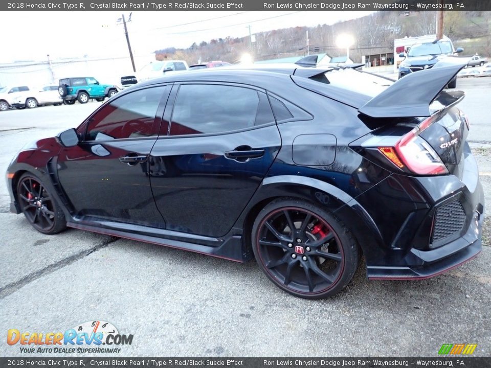 2018 Honda Civic Type R Crystal Black Pearl / Type R Red/Black Suede Effect Photo #2