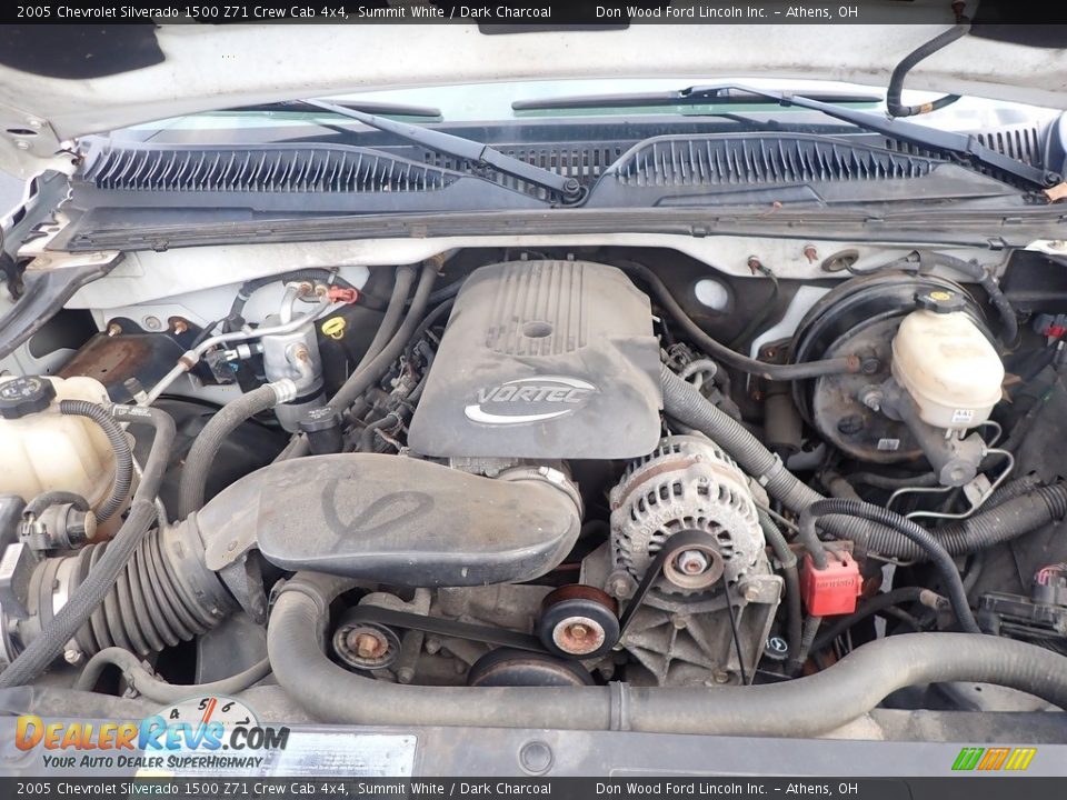 2005 Chevrolet Silverado 1500 Z71 Crew Cab 4x4 Summit White / Dark Charcoal Photo #6