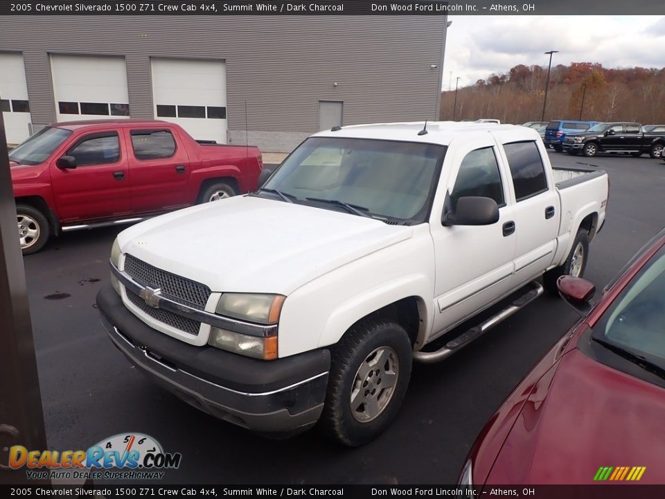 2005 Chevrolet Silverado 1500 Z71 Crew Cab 4x4 Summit White / Dark Charcoal Photo #7