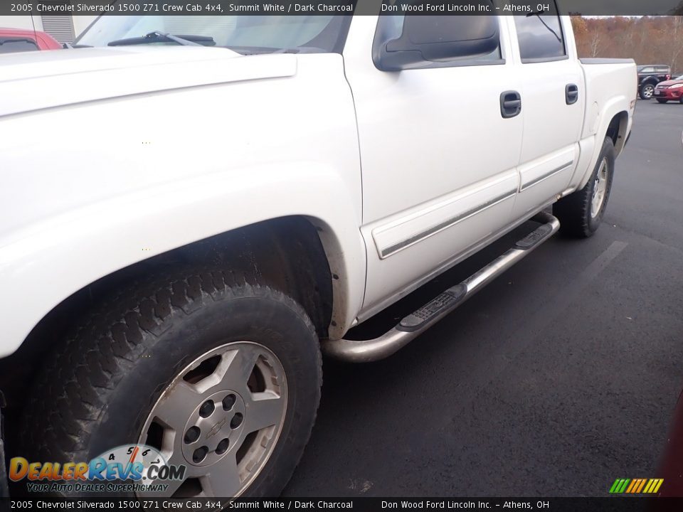 2005 Chevrolet Silverado 1500 Z71 Crew Cab 4x4 Summit White / Dark Charcoal Photo #8