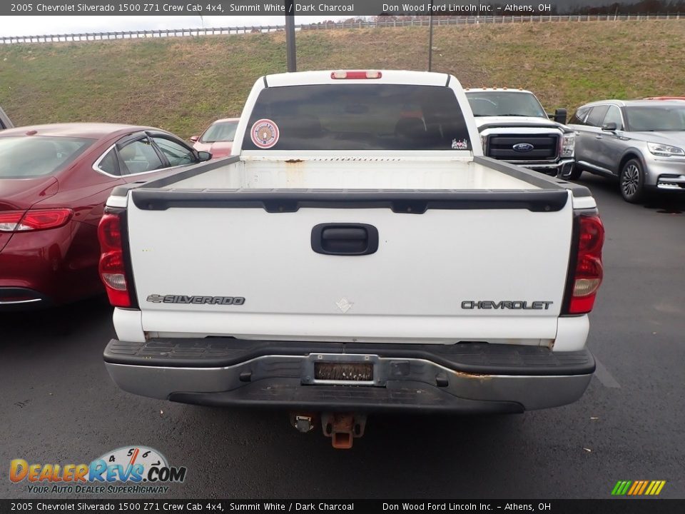 2005 Chevrolet Silverado 1500 Z71 Crew Cab 4x4 Summit White / Dark Charcoal Photo #10