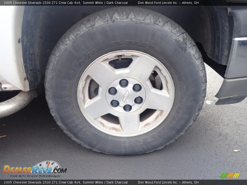 2005 Chevrolet Silverado 1500 Z71 Crew Cab 4x4 Summit White / Dark Charcoal Photo #14