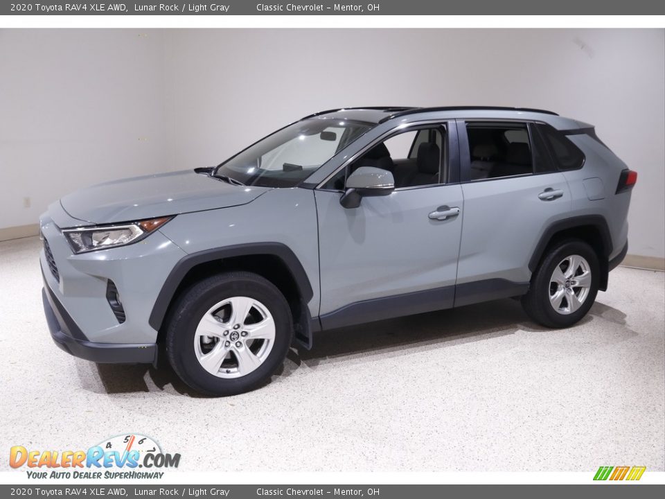 2020 Toyota RAV4 XLE AWD Lunar Rock / Light Gray Photo #3