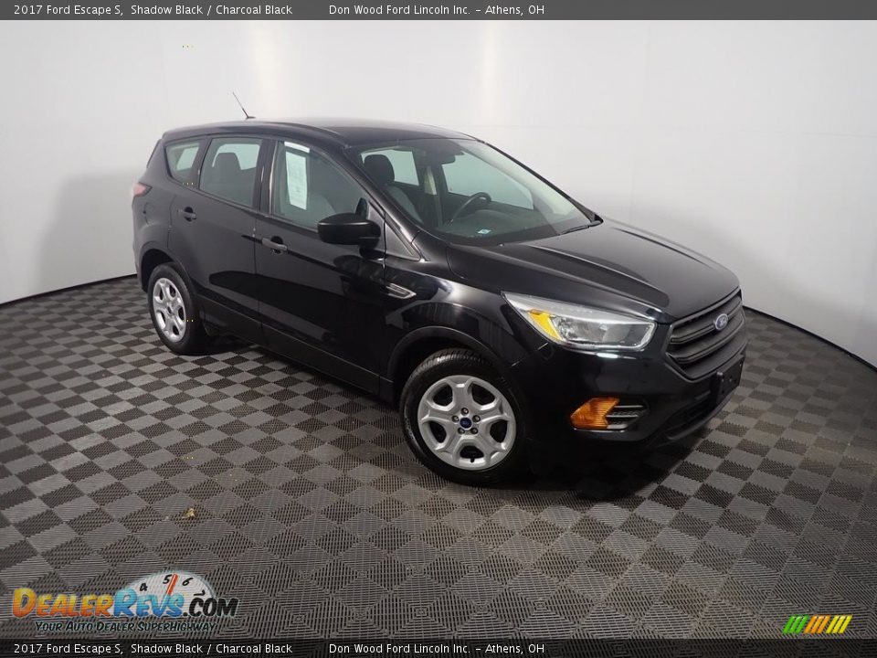 2017 Ford Escape S Shadow Black / Charcoal Black Photo #3