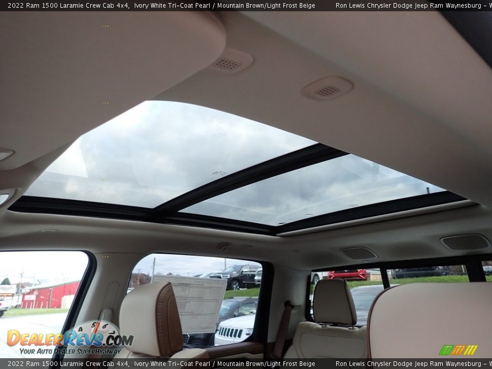 Sunroof of 2022 Ram 1500 Laramie Crew Cab 4x4 Photo #17