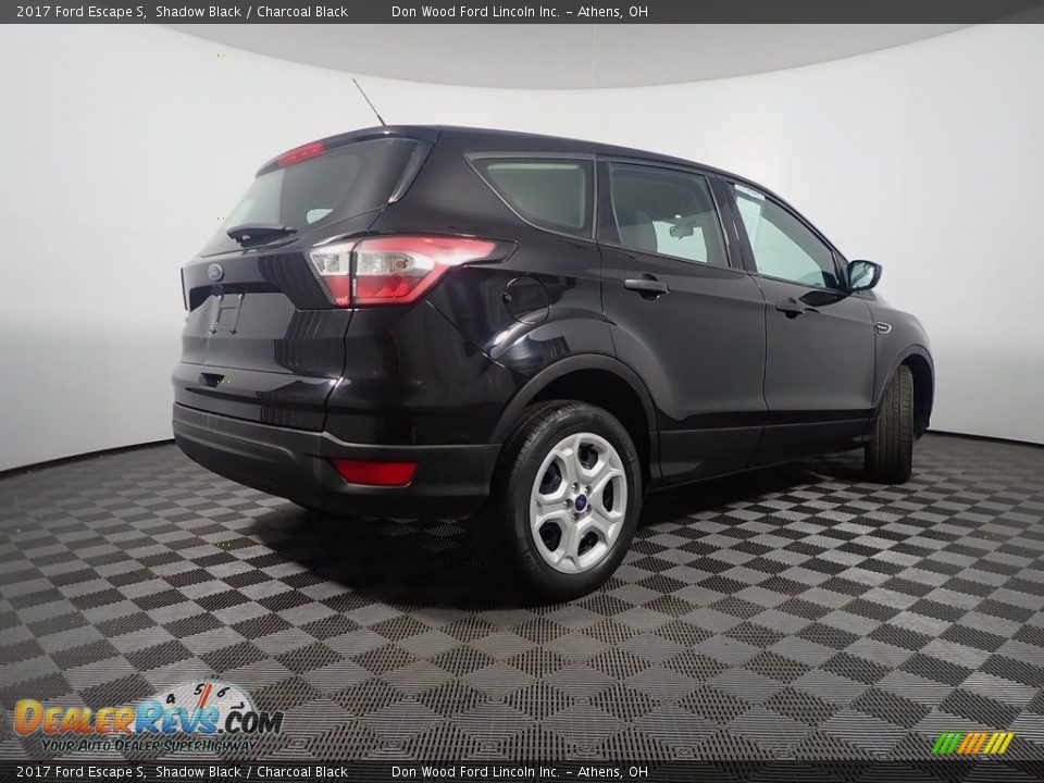 2017 Ford Escape S Shadow Black / Charcoal Black Photo #16