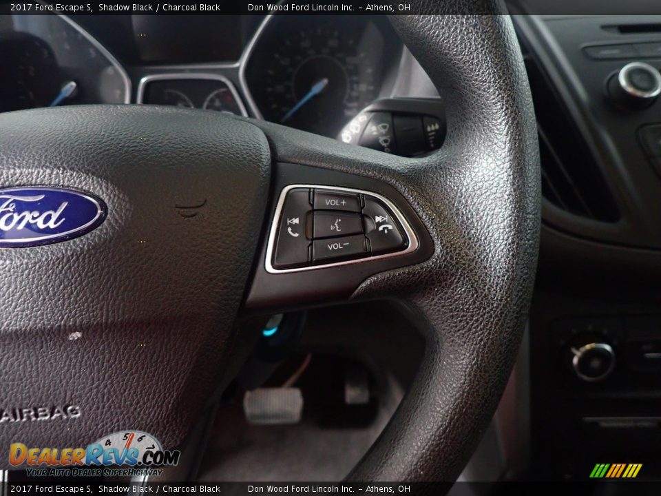 2017 Ford Escape S Shadow Black / Charcoal Black Photo #30