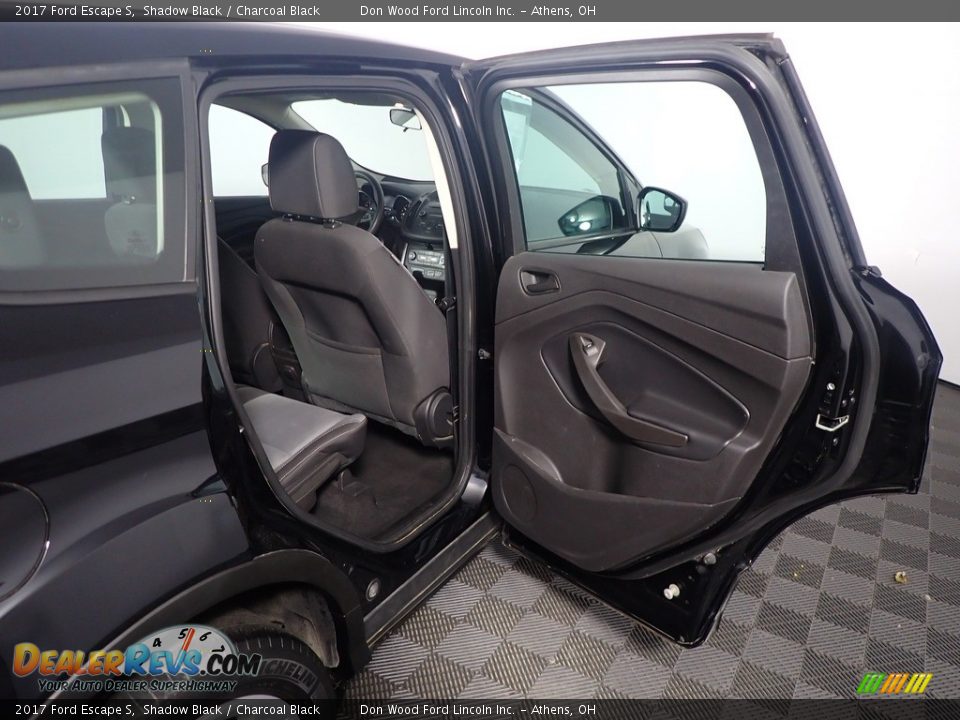 2017 Ford Escape S Shadow Black / Charcoal Black Photo #36
