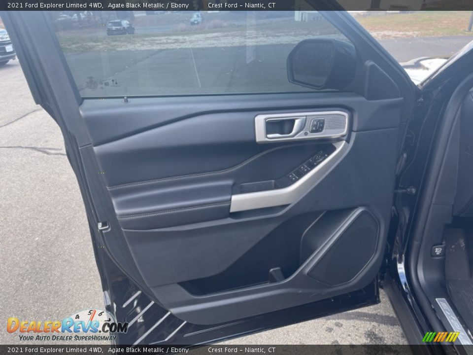 2021 Ford Explorer Limited 4WD Agate Black Metallic / Ebony Photo #9