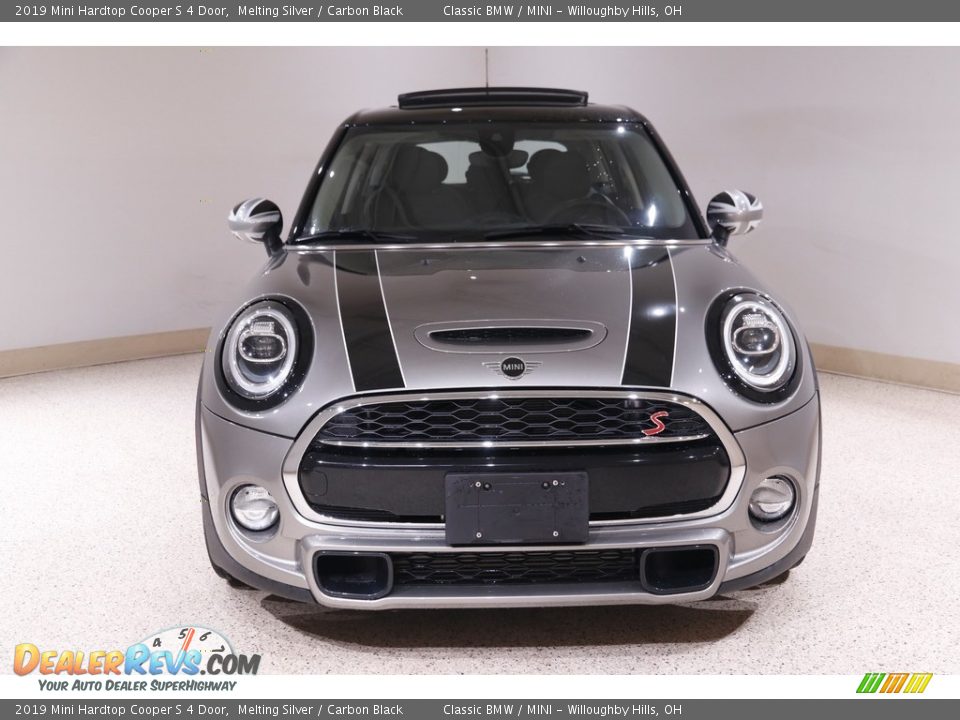 2019 Mini Hardtop Cooper S 4 Door Melting Silver / Carbon Black Photo #2