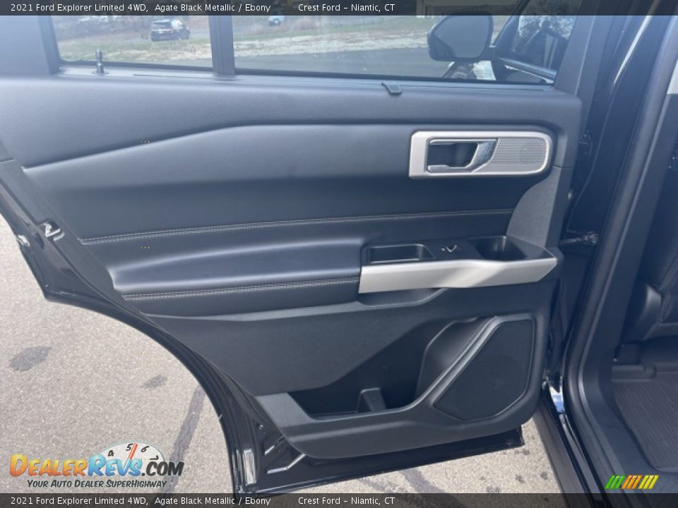 2021 Ford Explorer Limited 4WD Agate Black Metallic / Ebony Photo #11