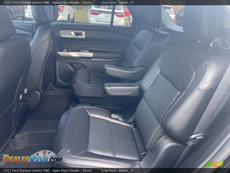 2021 Ford Explorer Limited 4WD Agate Black Metallic / Ebony Photo #12