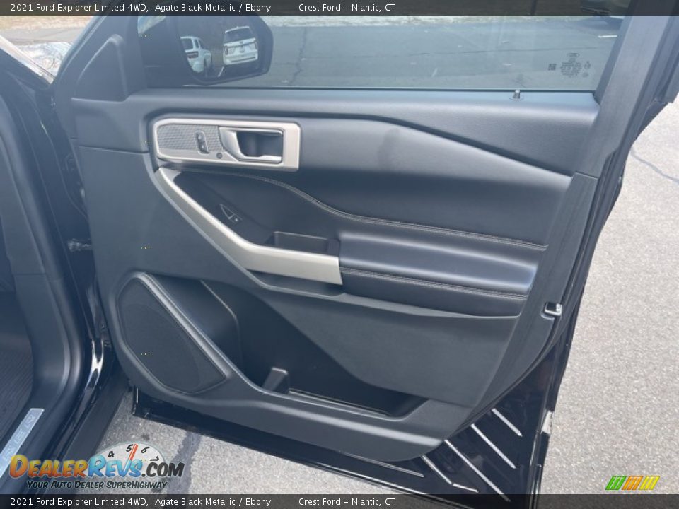 2021 Ford Explorer Limited 4WD Agate Black Metallic / Ebony Photo #13