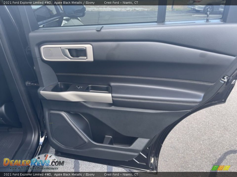 2021 Ford Explorer Limited 4WD Agate Black Metallic / Ebony Photo #15