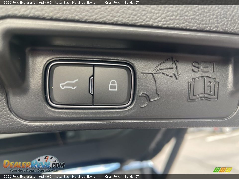 2021 Ford Explorer Limited 4WD Agate Black Metallic / Ebony Photo #18