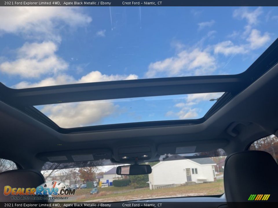 2021 Ford Explorer Limited 4WD Agate Black Metallic / Ebony Photo #20