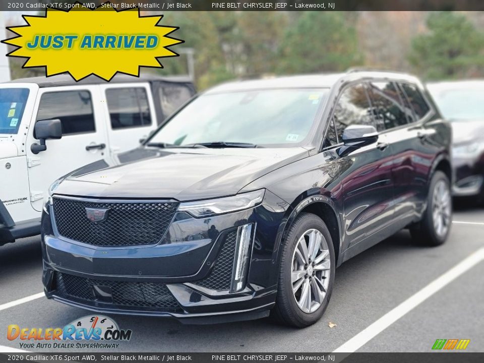 2020 Cadillac XT6 Sport AWD Stellar Black Metallic / Jet Black Photo #1